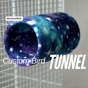 Safest Cozy Bird Hut & Cuddly Parrot Tent made with Anti-Pill Fleece Tunnels for Conures Lovebirds Cockatiels Budgies and Quakers