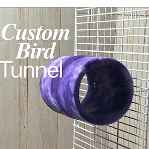 Fleece Tunnel Bird Cage Accessory Small Hideout Aviary Enhancement Product Quaker Parrot Toy Exercise Gift Conure Play Area Tunnel Pet Bird