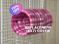 Bird Hut 4x7 Replacement Cover Only High Quality Fleece Conure Caique Quaker Tunnel made to fit AmslerDesignCreation.etsy.com 4x7 Tunnels.