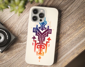 Boho Style Intricate Design Flexi iPhone Galaxy Phone Case