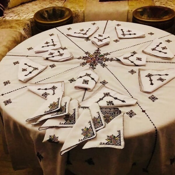 Handmade Tablecloth Etsy