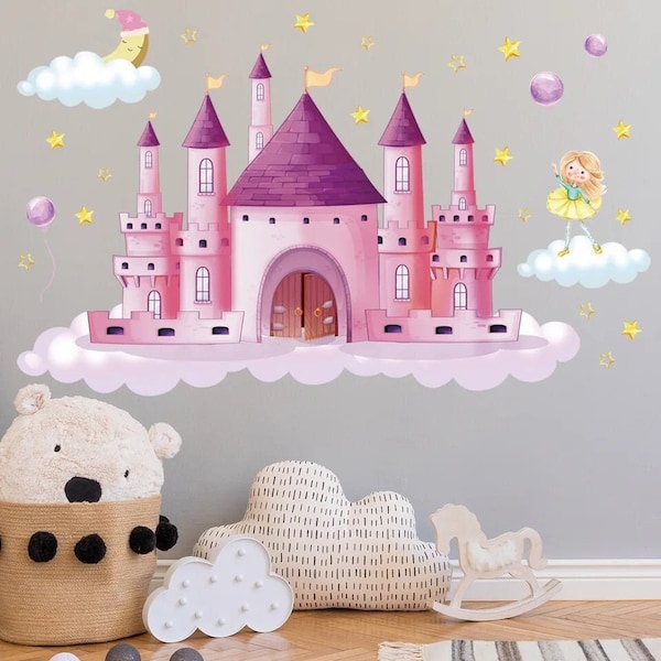 Castle Wall Decal Etsy