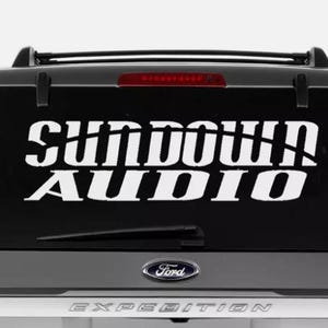 23&quot; Sundown Audio Vinyl Sticker Decal Emblem