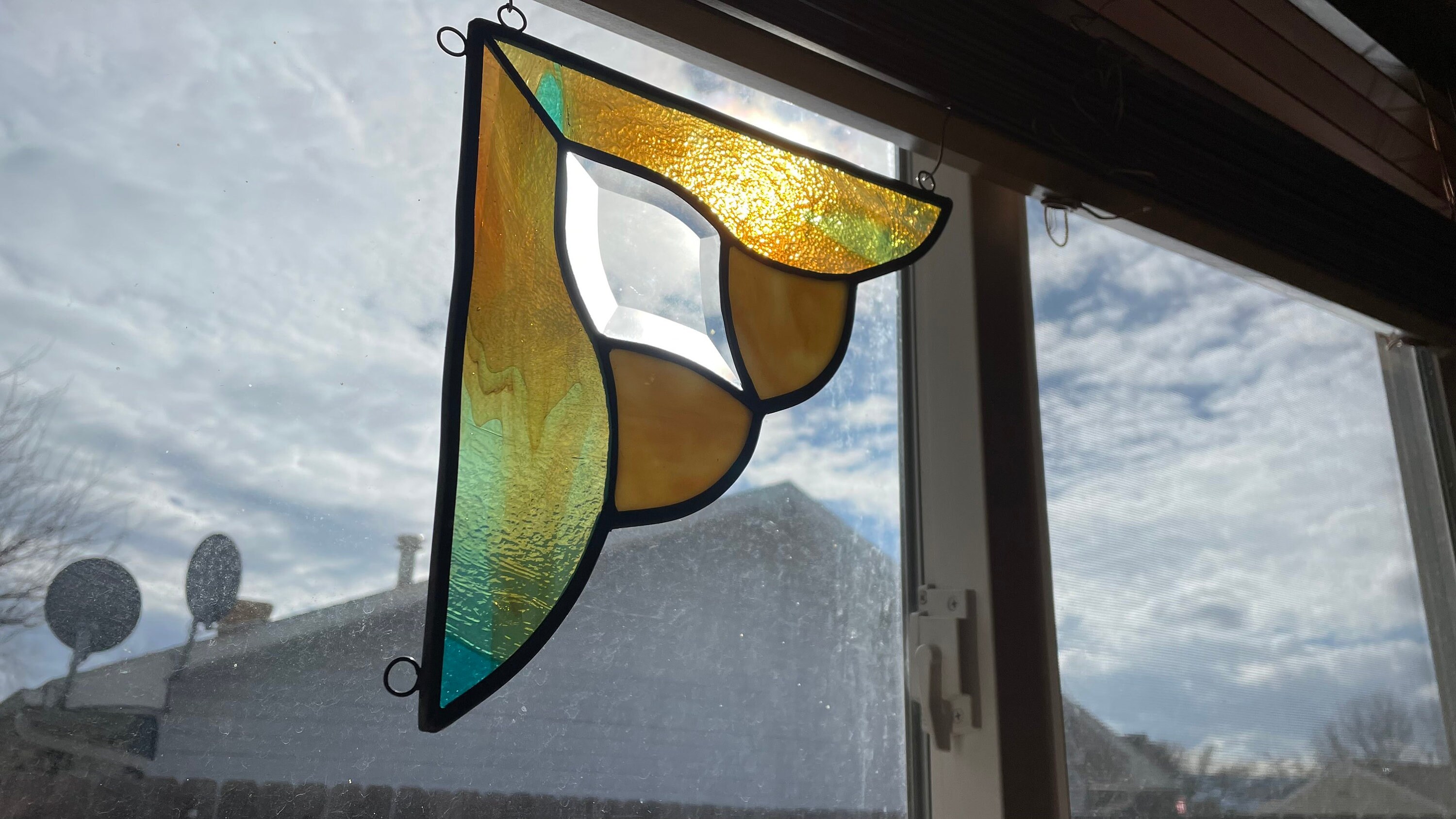 Stained Glass Corner Piece Etsy