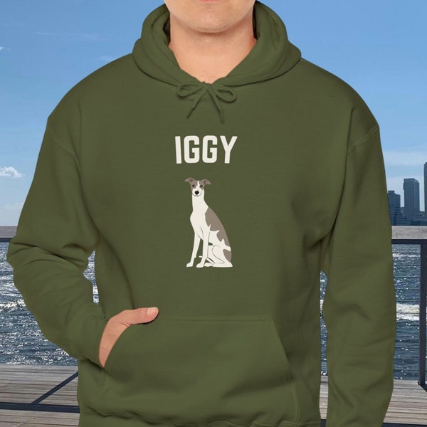 Iggy Sweatshirt, Italian Greyhound Hoodie, Iggy Shirt, Urban Iggy Apparel, Iggy Sweater, Gift for Iggy Owner, Iggy Street Wear, Made in NYC
