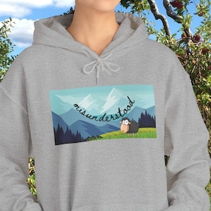 Black Sheep Hoodie, Black Sheep Sweatshirt, Black Sheep Shirt,  Black Sheep Vibes, Rebel Gift, Rebel Sweatshirt, Misunderstood Sheep Jumper
