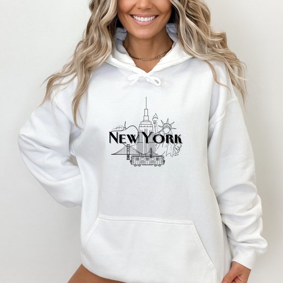 Sweat shirt New York sweat capuche NYC cadeau pour new yorkais