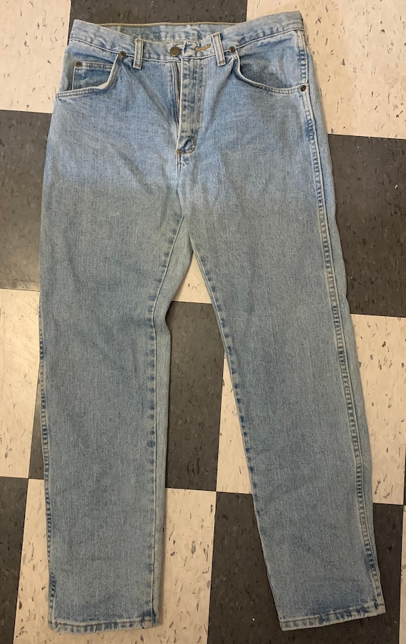 Vintage Wrangler Light Wash Blue Jeans Size 31x30 