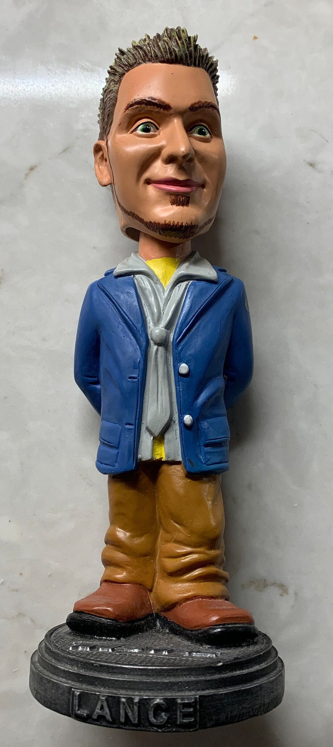 Vintage NSYNC 2001 Best Buy Collectible Bobblehead Doll Lance Bass Etsy