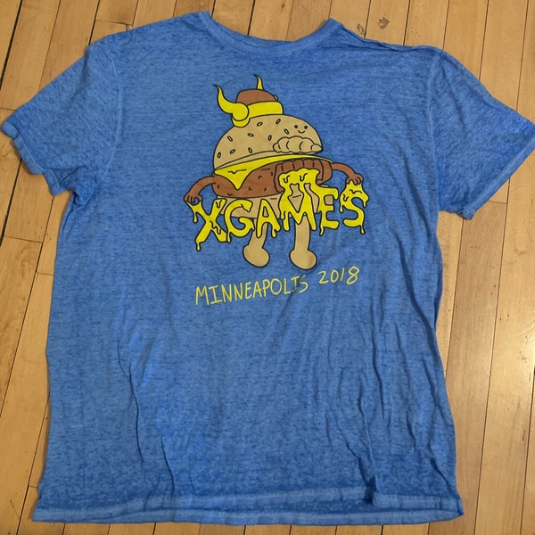 X-Games Minneapolis 2018 Staff/Crew T Shirt Juicy Lucy XL