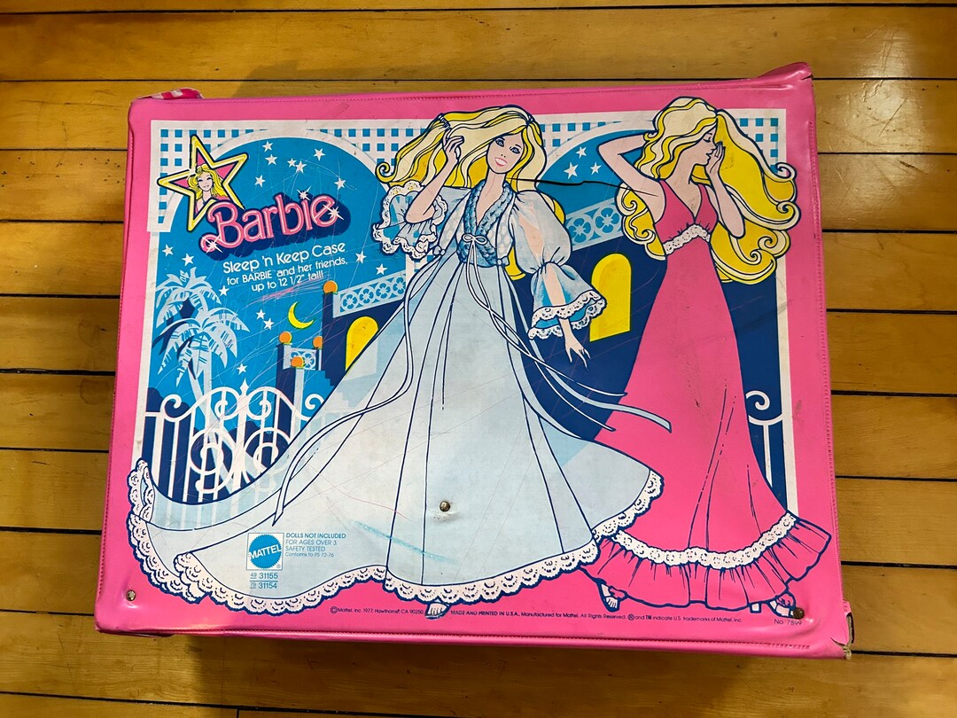 Vintage 1977 Barbie Sleep and Keep Case Etsy