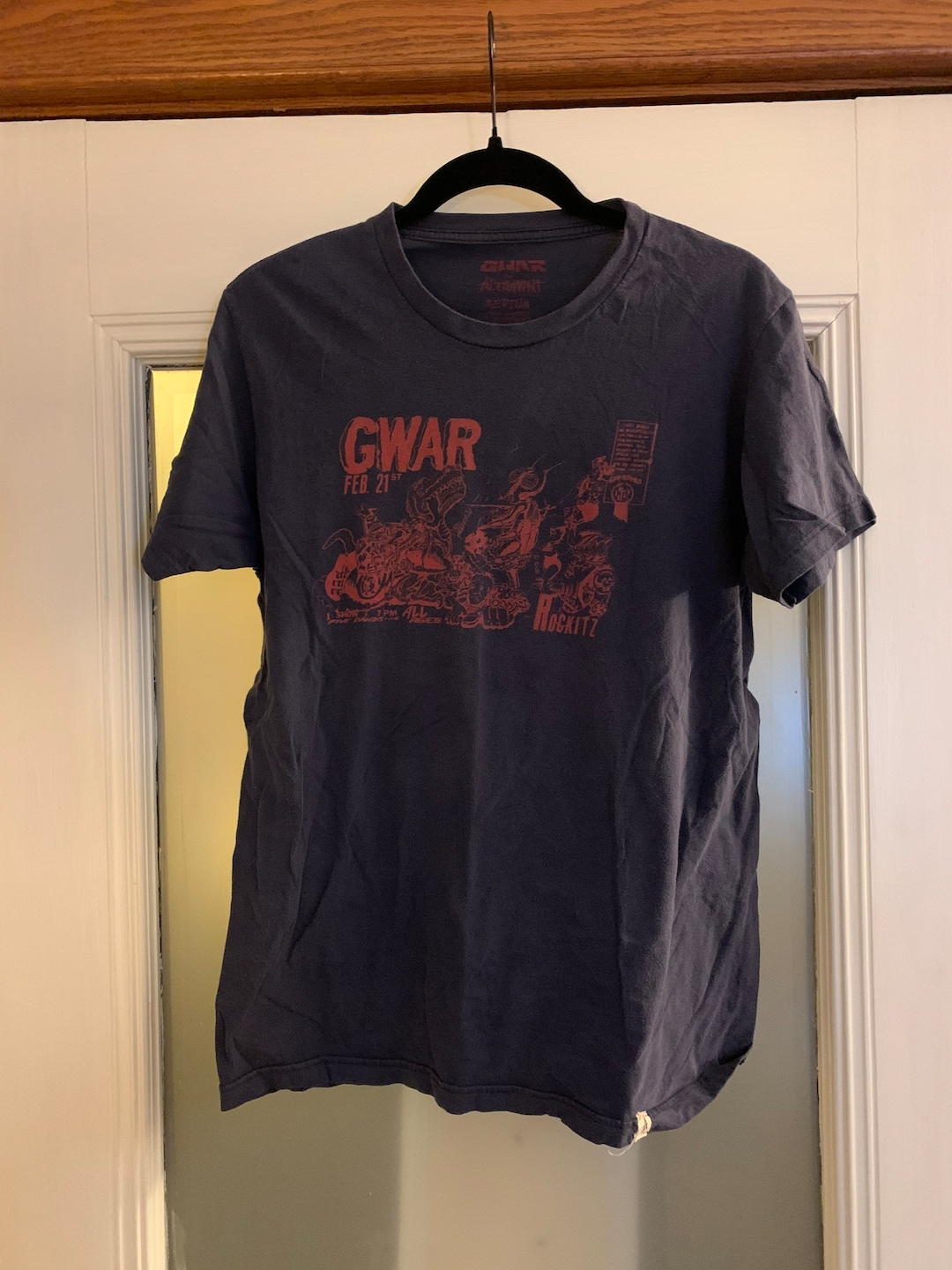 Vintage Gwar Altamont Tshirt Out of Print Etsy