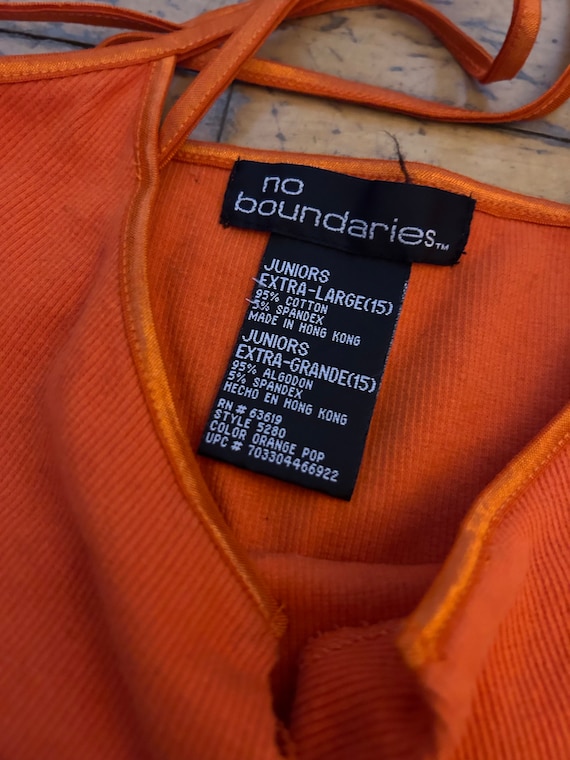 Vintage No Boundaries Brand Orange Top Size: Juniors XL - Etsy Vintage No Boundaries Brand Orange Top Size: Juniors XL - Etsy