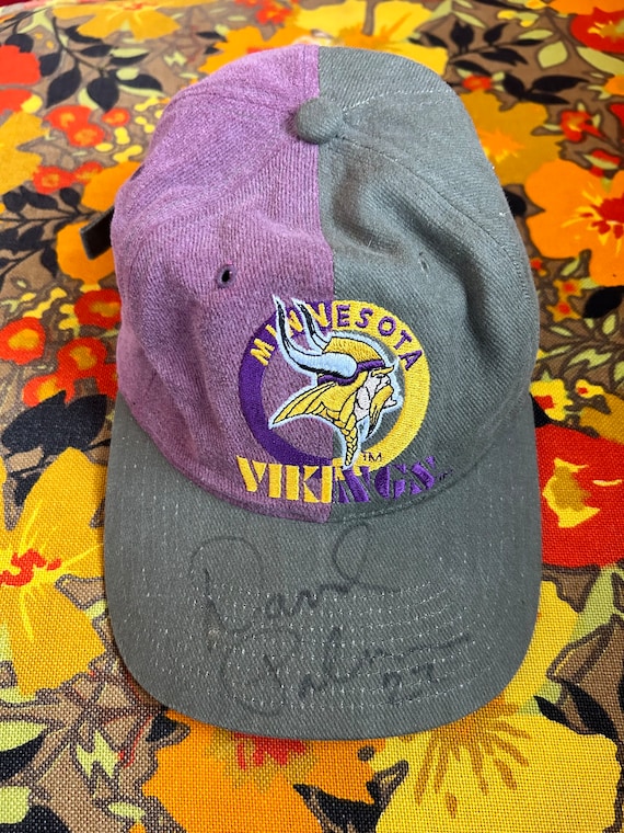 AUTOGRAPHED Minnesota Vikings Hat NFL Football