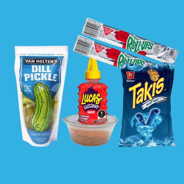 Taki's Blue Heat Chamoy Pickle Kit - Van Holten's