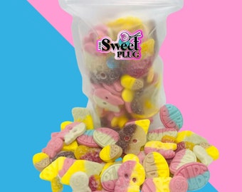BUBs Bag (Vegan & Gluten Free) Swedish | UK Sweets | Pick n Mix | Halal Sweets | Vegetarian Sweets | Party Favours Retro Candy Jelly Gift