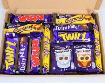 Chocolate Bar Gift Box | Chocolate Hamper | Personalised | Treat Box | Father's Day Present | Happy Birthday Gift | Hug in a box