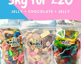 3kg for 20! 1kg Jelly + 1kg Jelly + 1kg Chocolate