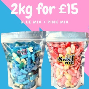 2kg For 15! 1kg Blue Mix + 1kg Pink Mix