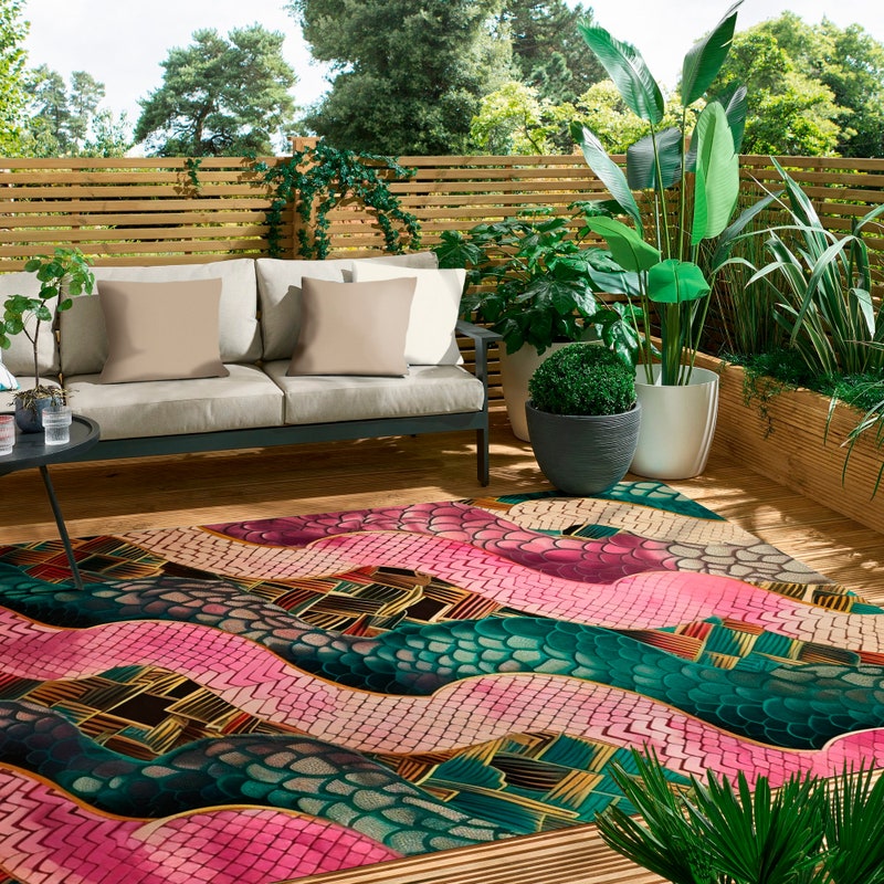 Snake Rug - Etsy