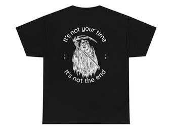 Not your time Tee (black with white image)