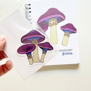 Mushroom Sketchbook Journal: Funny Handmade 5x7&quot; Empty Journal