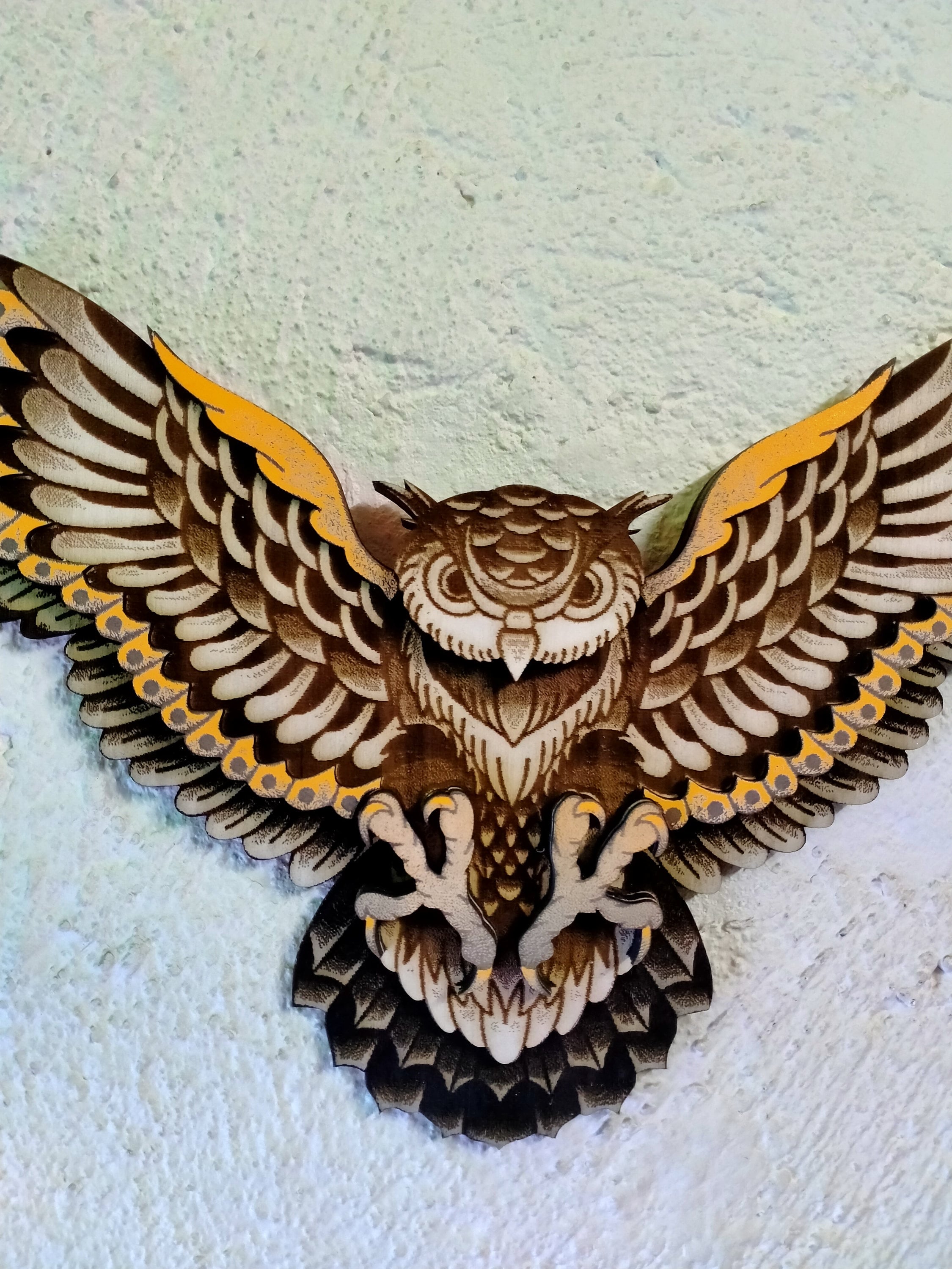 Owl Wall Decor Owl Wood Wall Art Decor Living Room Wall - Etsy