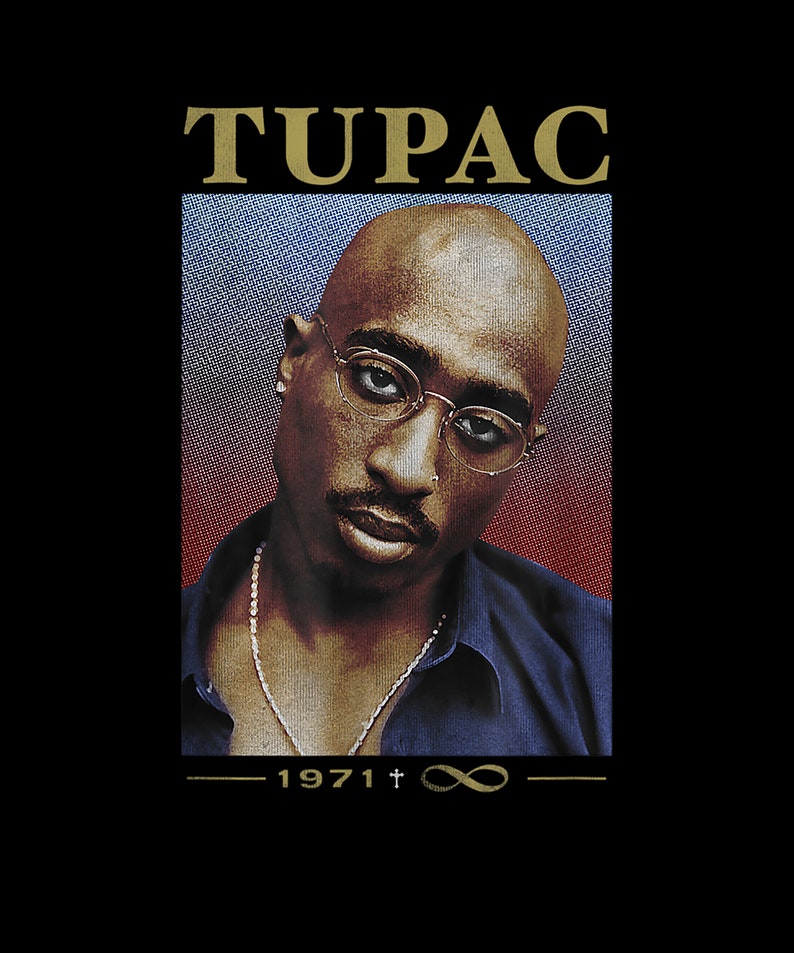 Tupac Svg, 2pac Shirt Print, Digital Download | DTF | DTG | Sublimation ...