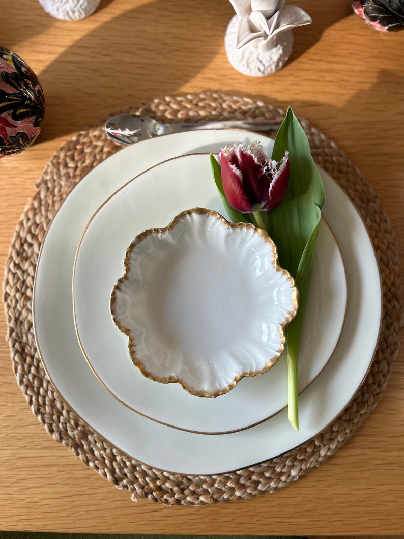 GBHOME Pasta-Schalen Set 4-tlg. - Porzellanteller 24cm Extra Tief Für Suppe & Nudeln