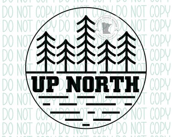 Up North-pictogramcirkel, png ***DIGITAAL ONTWERP