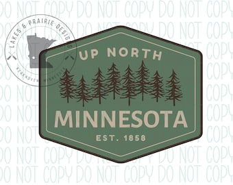 Minnesota Pinien im Freien PNG *Digital Download*