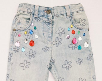 Rhinestone cowgirl jeans