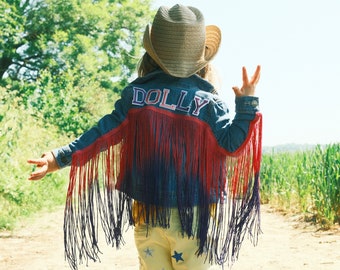 Cowgirl fringe jacket customizable