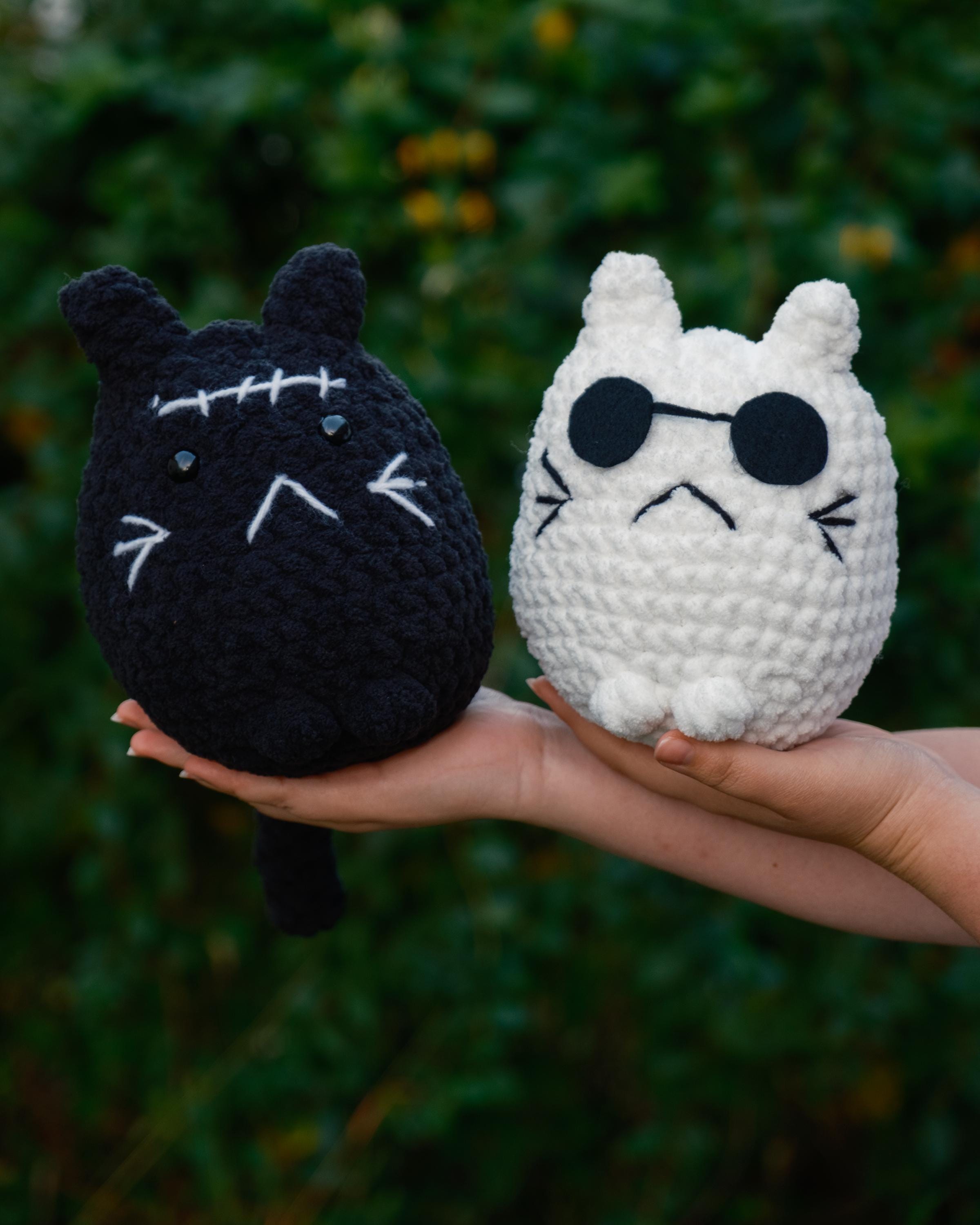 Crochet JJK Gojo and Geto Kittens Amigurumi Plushies - Etsy