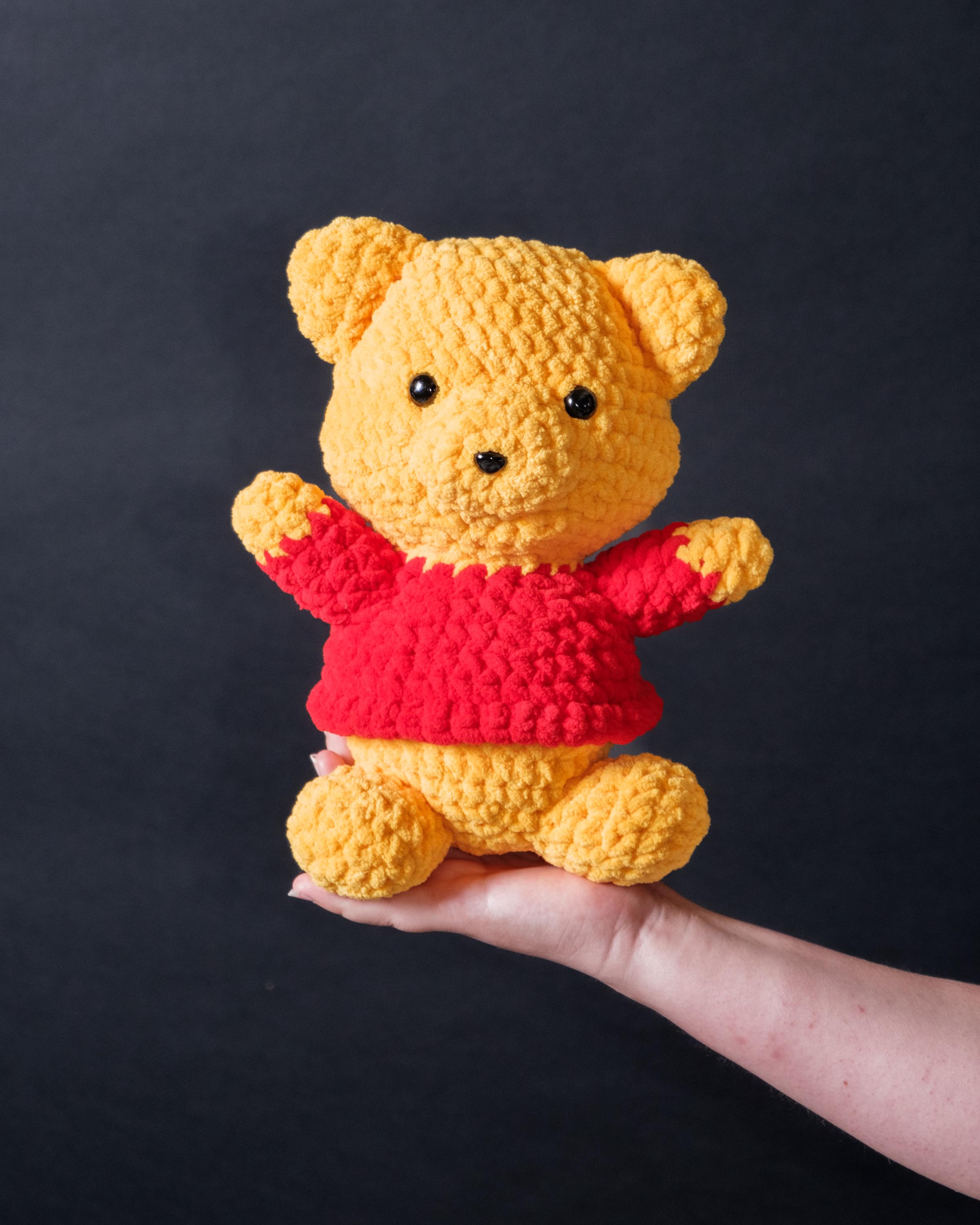 Crochet Teddy Bear Plushie Amigurumi - Etsy