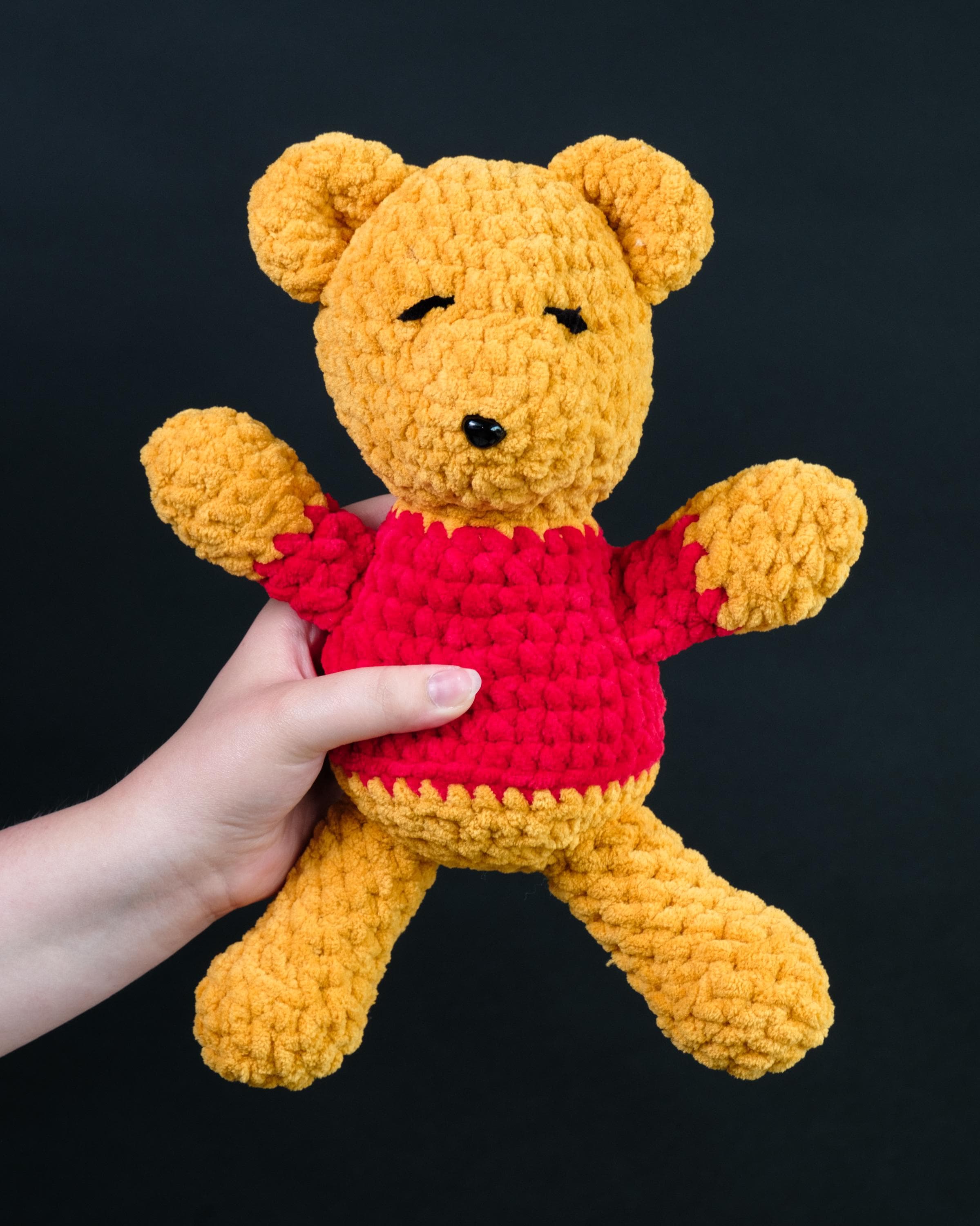 Crochet Teddy Bear Plushie Amigurumi - Etsy