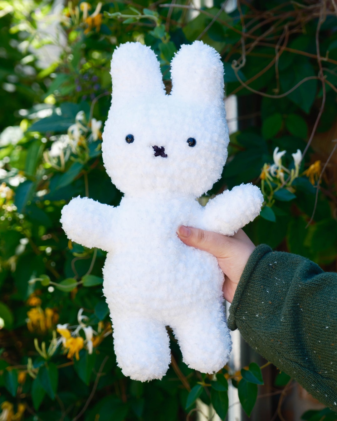 Small Crochet Rabbit Crochet Fuzzy Little Rabbit Amigurumi Plushie - Etsy