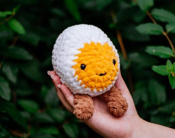 Crochet Boiled Egg Friend Amigurumi Plushie