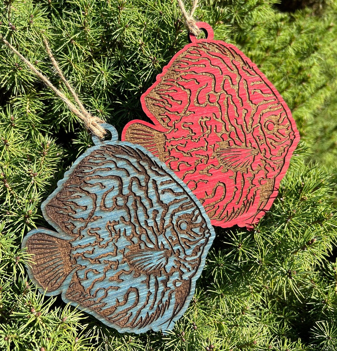 Discus Fish Christmas Tree Ornaments Etsy