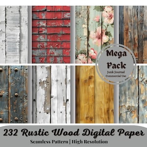 232 papiers numériques de fond en bois minable, arrière-plans en bois blanc, arrière-plan numérique en bois rustique, papier blanc en bois vieilli, bois clair