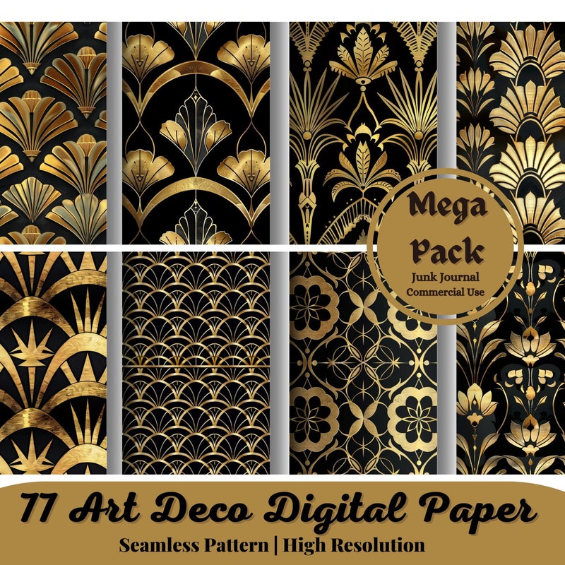 Art Deco Patterns - Etsy