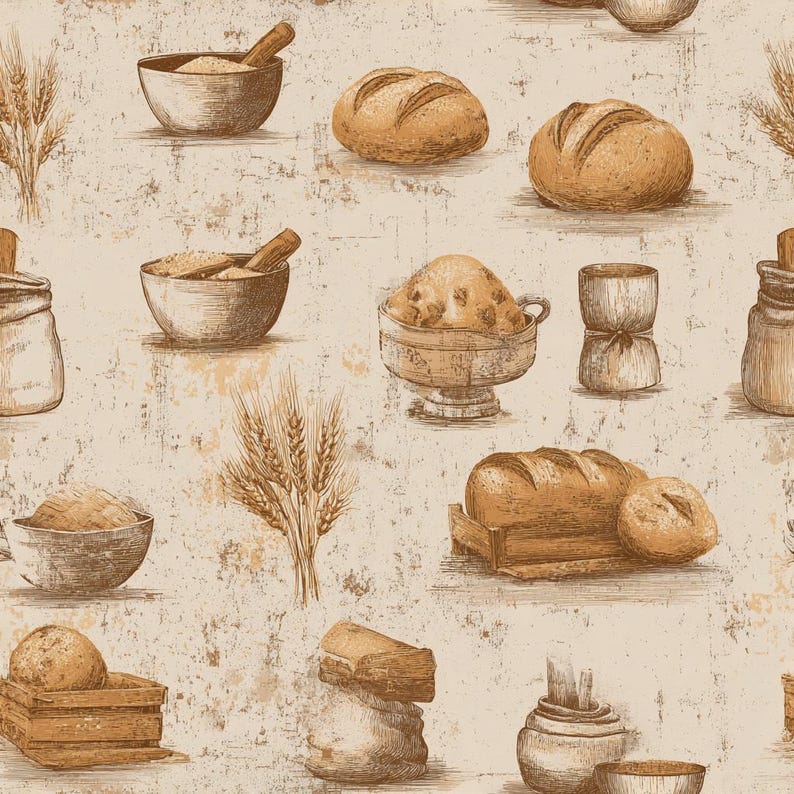 Vintage Recipe Kitchen Junk Journal Papers | Retro Cookbook Backgrounds ...