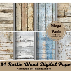 84 Digitaal papier rustiek hout, rustiek houtstructuur, noodlijdend hout, digitale houten achtergrond, digitaal papier verweerd hout, afdrukbaar papier