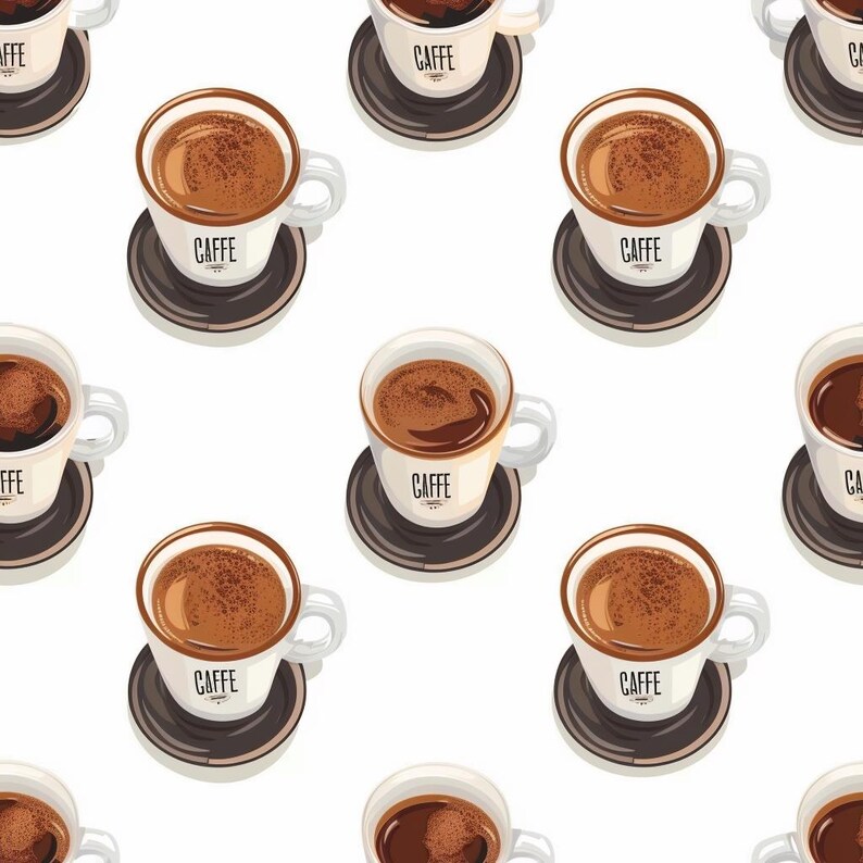 40 BUT FIRST COFFEE, Coffee Seamless Repeat Pattern, Backgrounds ...