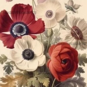 25 BERGBLOMMOR Utskrivbara Digitala Nedladdningar Utskrivbara Berg Blommor Blommor Botaniska Digikit Paper Outpost Shop PaperOutpost bild 2