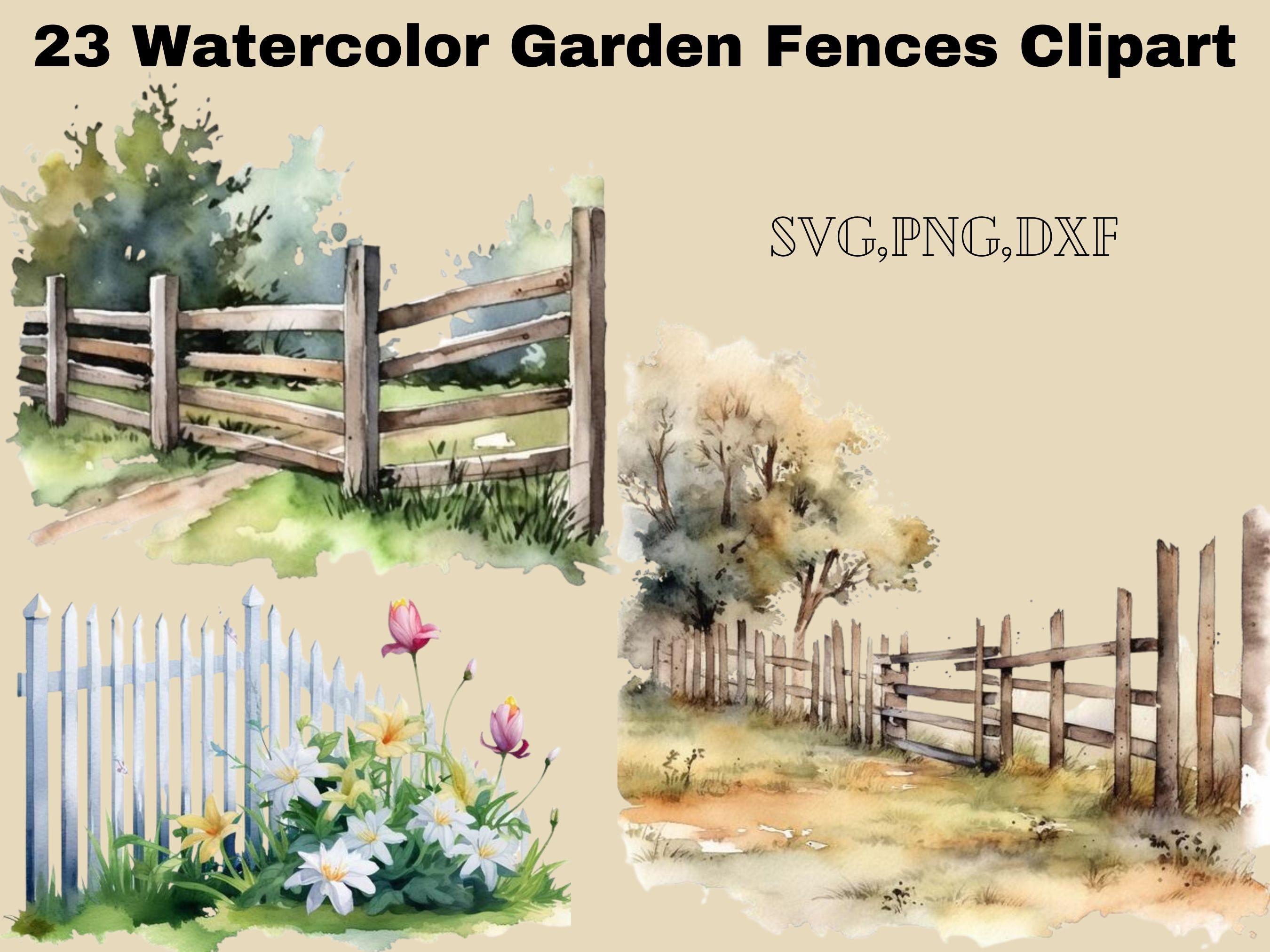Garden Fence Clipart garden-fence-clipart