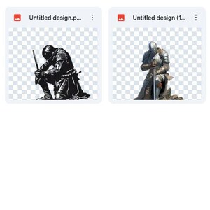 May include: A collection of digital illustrations featuring various characters in a kneeling pose, each with a different style and color scheme. The characters are depicted in a somber or contemplative mood.