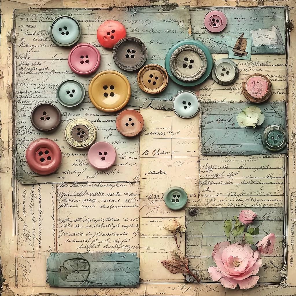 179 Vintage Sewing Junk Journal Kit Sewing Scrapbook Digital Printable ...