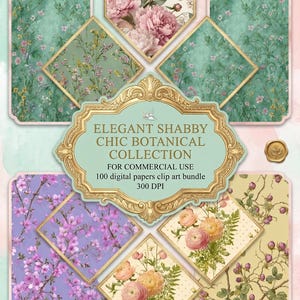 Pastellfärgade vårblommor sömlösa papper, digitalt scrapbookpapper för Cottagecore-blommor, kommersiellt bruk