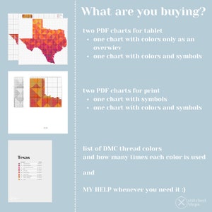 Texas Map Pattern Texas (USA) Map Cross Stitch Minimalistic Pattern. American State ...